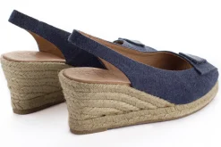 Abarca Shoes Alpargatas Con Cuñas^Alpargatas Cuna Creta Marino