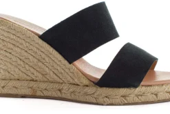 Abarca Shoes Alpargatas De Verano^Alpargatas Cuna Piel Cabrera Negro