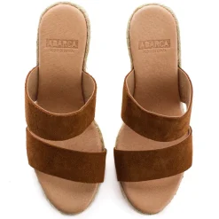 Abarca Shoes Alpargatas De Verano^Alpargatas Cuna Piel Cabrera Marron