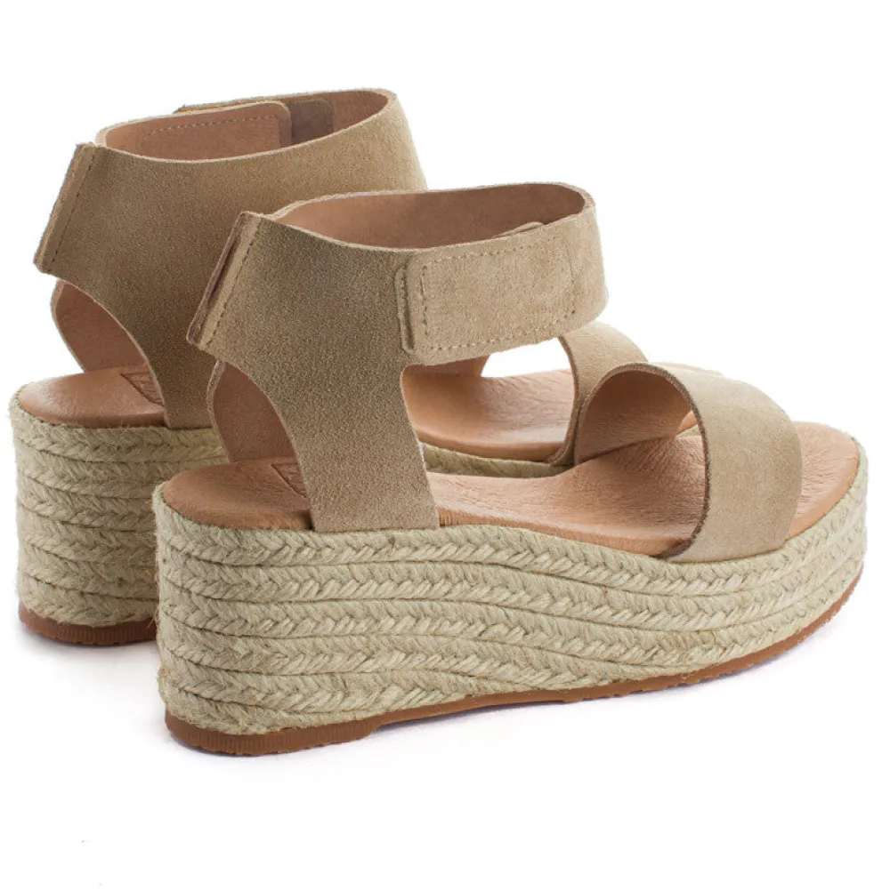 Abarca Shoes Alpargatas De Verano^Alpargatas Cuna Piel Mallorca Beige
