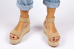 Abarca Shoes Alpargatas De Verano^Alpargatas Cuna Piel Mallorca Beige