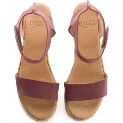 Abarca Shoes Alpargatas De Verano^Alpargatas Cuna Piel Mallorca Morado