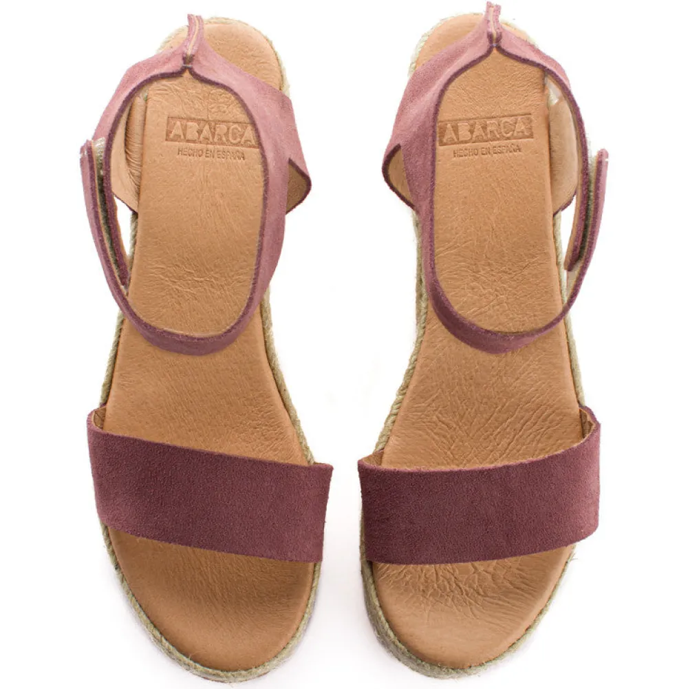Abarca Shoes Alpargatas Con Cuñas^Alpargatas Cuna Piel Mallorca Morado
