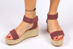 Abarca Shoes Alpargatas Con Cuñas^Alpargatas Cuna Piel Mallorca Morado