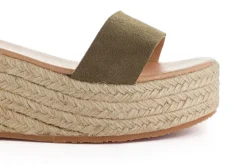 Abarca Shoes Alpargatas De Verano^Alpargatas Cuna Piel Mallorca Kaki 717