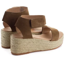 Abarca Shoes Alpargatas Con Cuñas^Alpargatas Cuna Piel Mallorca Tierra