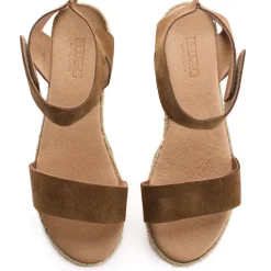 Abarca Shoes Alpargatas Con Cuñas^Alpargatas Cuna Piel Mallorca Tierra