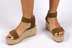 Abarca Shoes Alpargatas Con Cuñas^Alpargatas Cuna Piel Mallorca Tierra