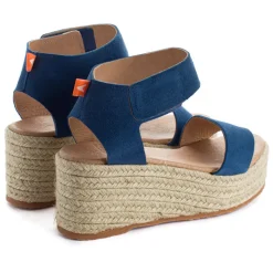 Abarca Shoes Alpargatas De Verano^Alpargatas Cuna Piel Mallorca Azul Jeans 164