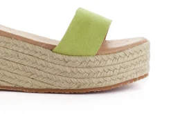 Abarca Shoes Alpargatas De Verano^Alpargatas Cuna Piel Mallorca Pistacho