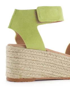 Abarca Shoes Alpargatas De Verano^Alpargatas Cuna Piel Mallorca Pistacho