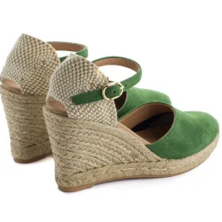 Abarca Shoes Alpargatas De Verano^Alpargatas Cuna Piel Radel Verde