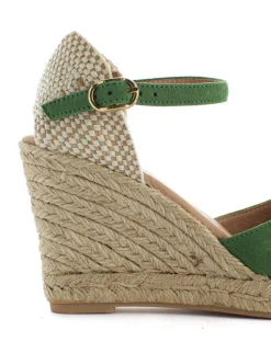 Abarca Shoes Alpargatas De Verano^Alpargatas Cuna Piel Radel Verde