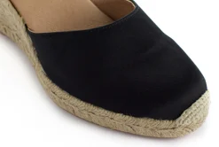 Abarca Shoes Alpargatas De Verano^Alpargatas Cuna Raso Radel Negro