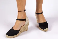 Abarca Shoes Alpargatas De Verano^Alpargatas Cuna Raso Radel Negro