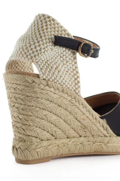 Abarca Shoes Alpargatas De Verano^Alpargatas Cuna Raso Radel Negro