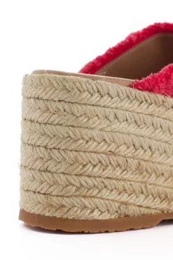 Abarca Shoes Alpargatas De Verano^Alpargatas Cuna Rodas Bermellon