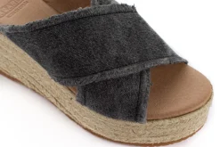 Abarca Shoes Alpargatas Con Cuñas^Alpargatas Cuna Rodas Negro