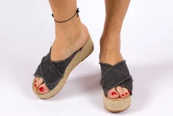 Abarca Shoes Alpargatas De Verano^Alpargatas Cuna Rodas Negro