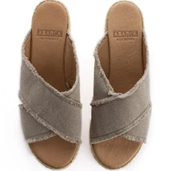 Abarca Shoes Alpargatas Con Cuñas^Alpargatas Cuna Rodas Panna