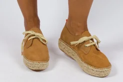 Abarca Shoes Alpargatas Con Cordones^Blucher Piel Arena