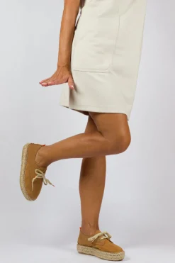 Abarca Shoes Alpargatas Con Cordones^Blucher Piel Arena