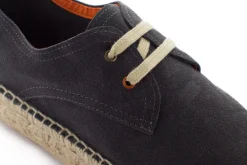 Abarca Shoes Alpargatas De Verano^Blucher Piel Basalto