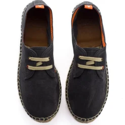 Abarca Shoes Alpargatas Con Cordones^Blucher Piel Basalto