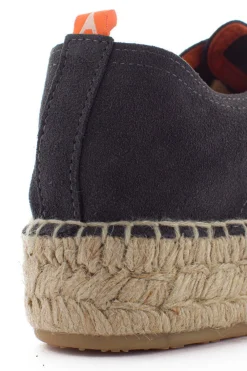 Abarca Shoes Alpargatas Con Cordones^Blucher Piel Basalto