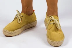 Abarca Shoes Alpargatas De Verano^Blucher Piel Beige