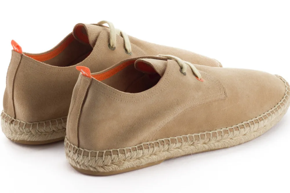 Abarca Shoes Alpargatas Blucher^Blucher Piel Beige 20