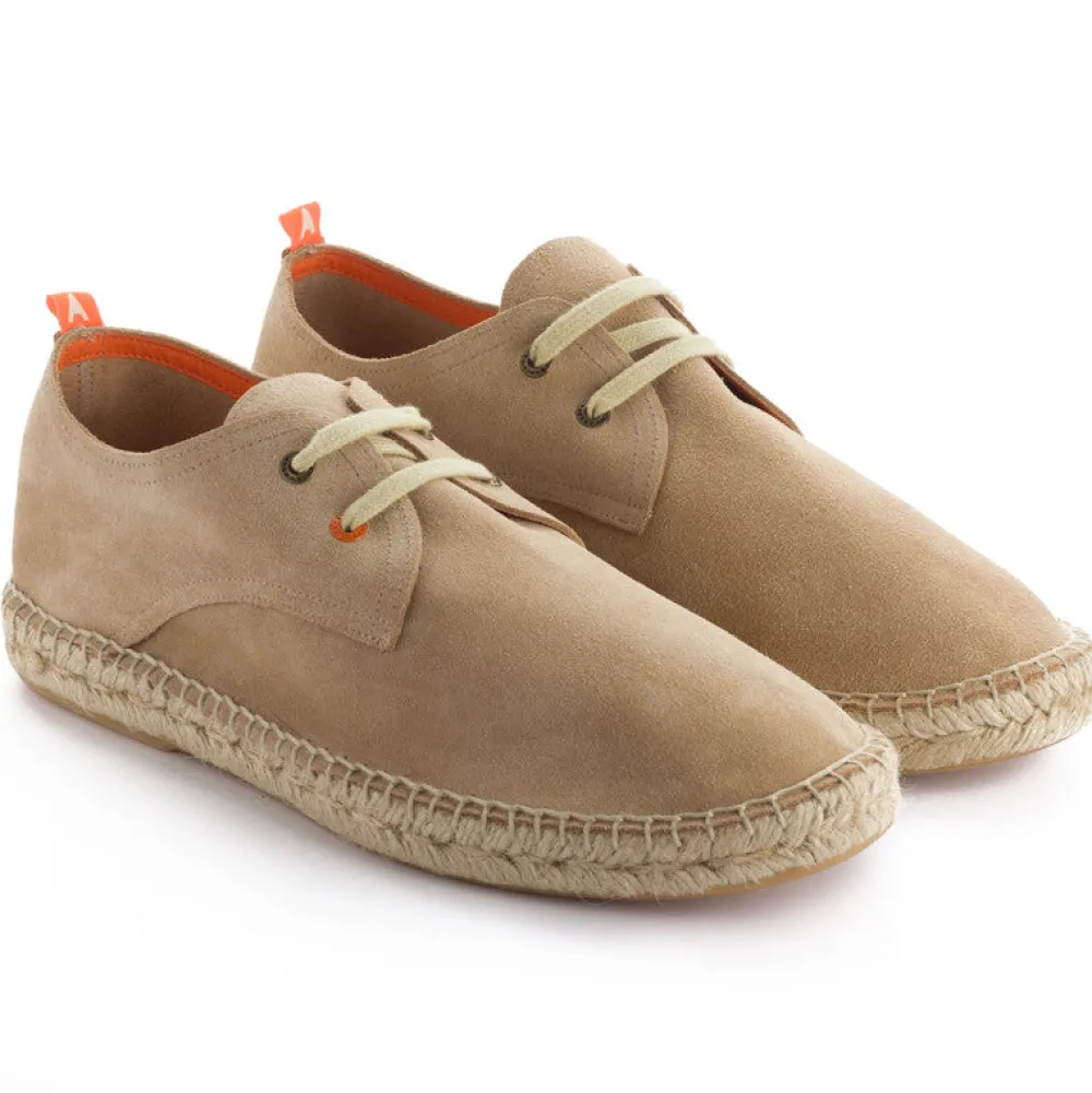 Abarca Shoes Alpargatas Con Cordones^Blucher Piel Beige 20