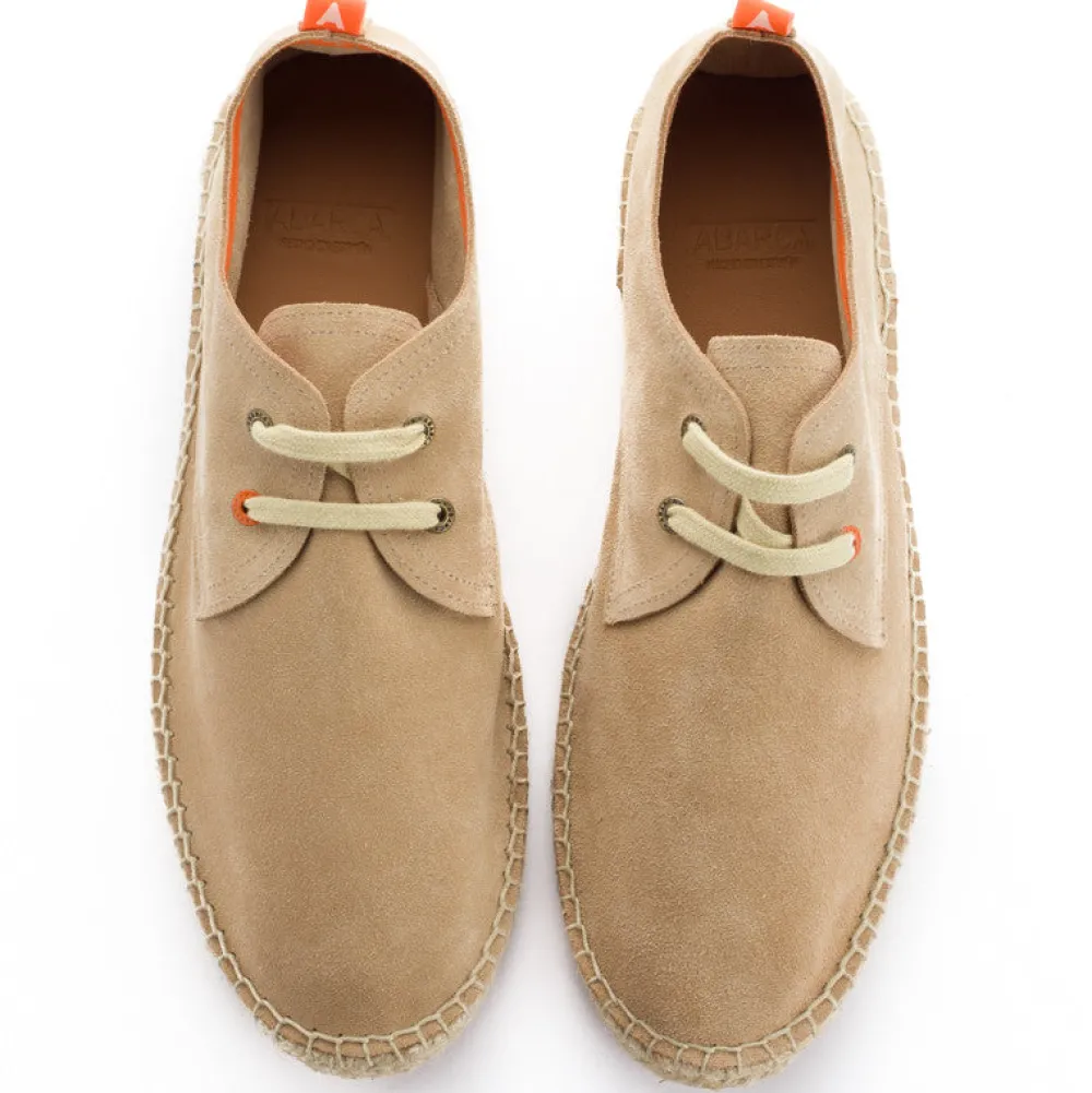 Abarca Shoes Alpargatas Con Cordones^Blucher Piel Beige 20