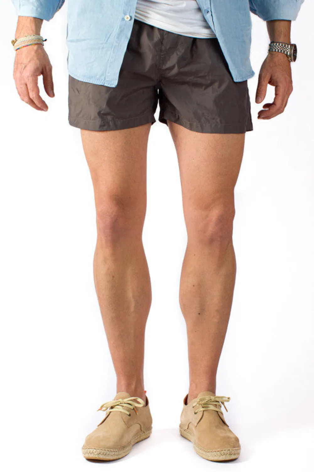 Abarca Shoes Alpargatas Con Cordones^Blucher Piel Beige 20