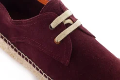 Abarca Shoes Alpargatas De Verano^Blucher Piel Berenjena