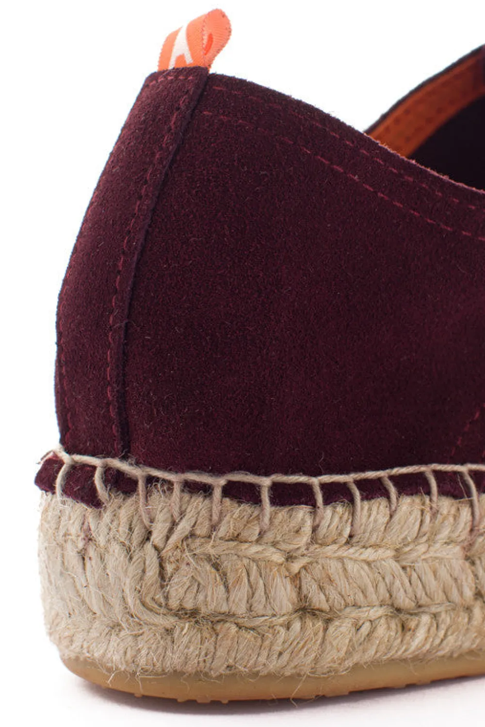 Abarca Shoes Alpargatas Con Cordones^Blucher Piel Berenjena