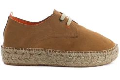 Abarca Shoes Alpargatas De Verano^Blucher Piel Camel