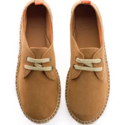 Abarca Shoes Alpargatas De Verano^Blucher Piel Camel