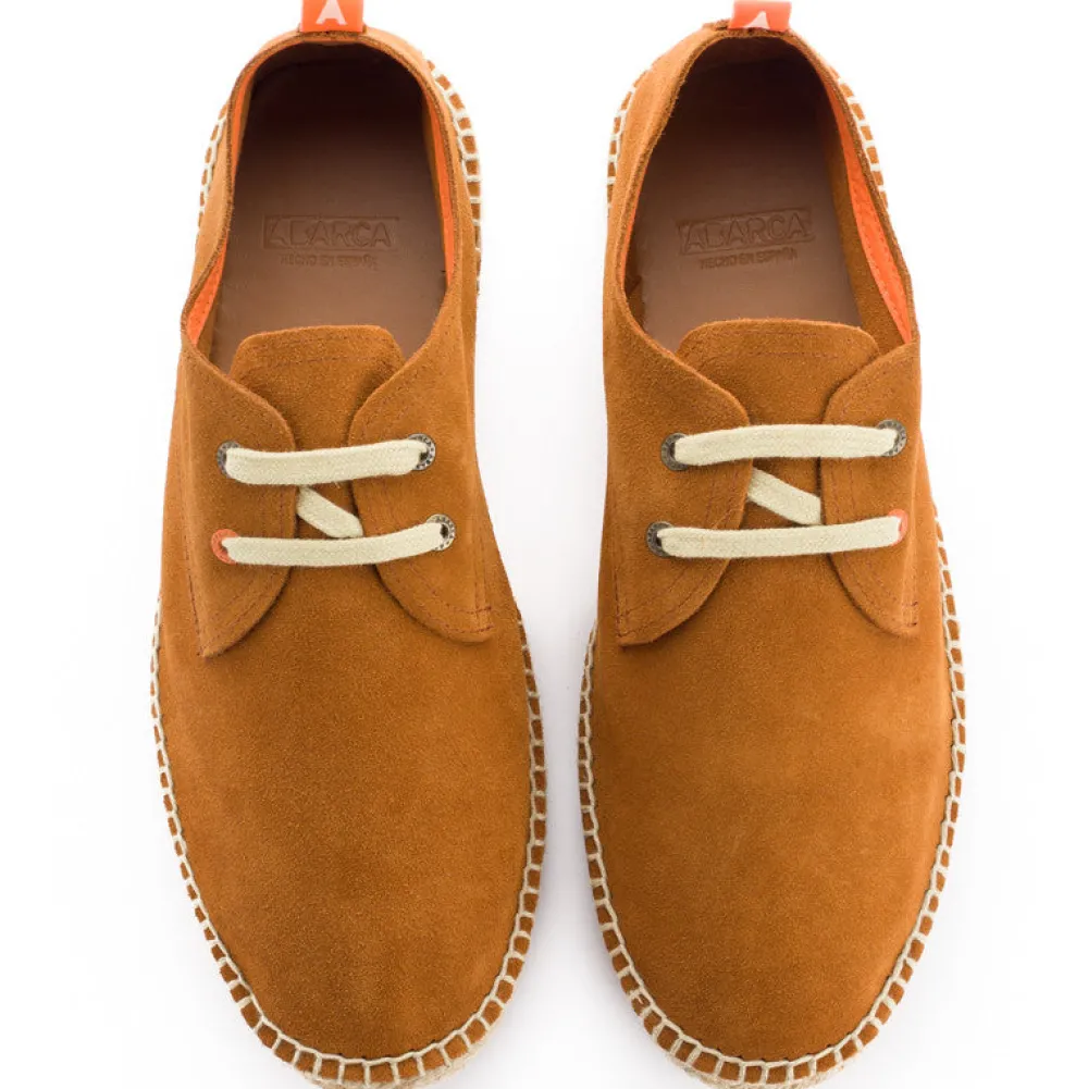 Abarca Shoes Alpargatas Blucher^Blucher Piel Camel 270