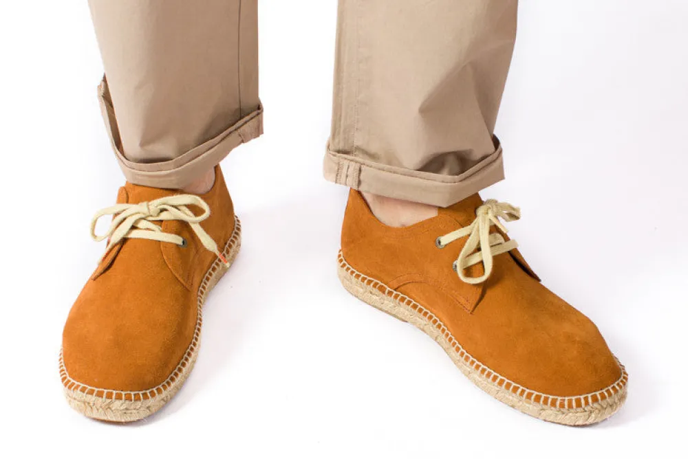 Abarca Shoes Alpargatas Blucher^Blucher Piel Camel 270