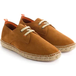 Abarca Shoes Alpargatas De Verano^Blucher Piel Camel 270