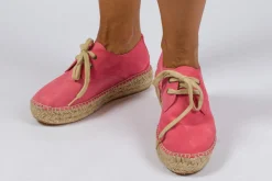 Abarca Shoes Alpargatas Con Cordones^Blucher Piel Chicle
