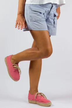 Abarca Shoes Alpargatas Con Cordones^Blucher Piel Chicle