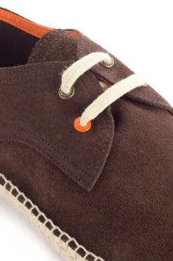 Abarca Shoes Alpargatas Con Cordones^Blucher Piel Chocolate