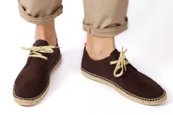 Abarca Shoes Alpargatas Con Cordones^Blucher Piel Chocolate