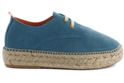 Abarca Shoes Alpargatas Con Cordones^Blucher Piel Cielo