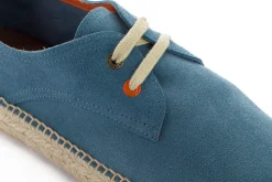 Abarca Shoes Alpargatas De Verano^Blucher Piel Cielo