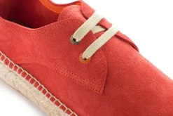Abarca Shoes Alpargatas De Verano^Blucher Piel Coral