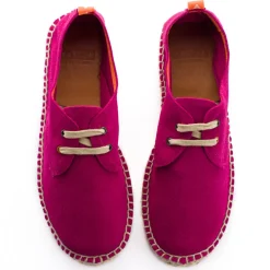 Abarca Shoes Alpargatas De Verano^Blucher Piel Fucsia