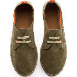 Abarca Shoes Alpargatas De Verano^Blucher Piel Kaki